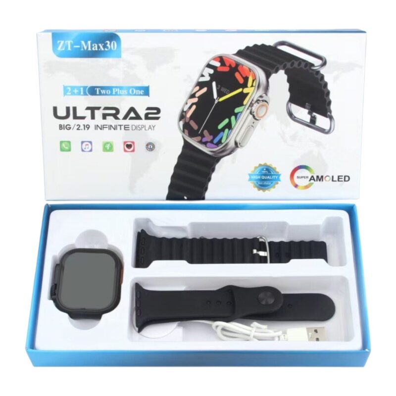Smartwatch ZT-MAX30 2 en 1 con 2 mallas